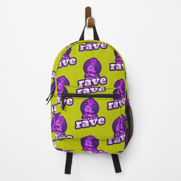 Item preview, Rave Music DJ Retro Festival Character Art designed and sold by DesignsVault.