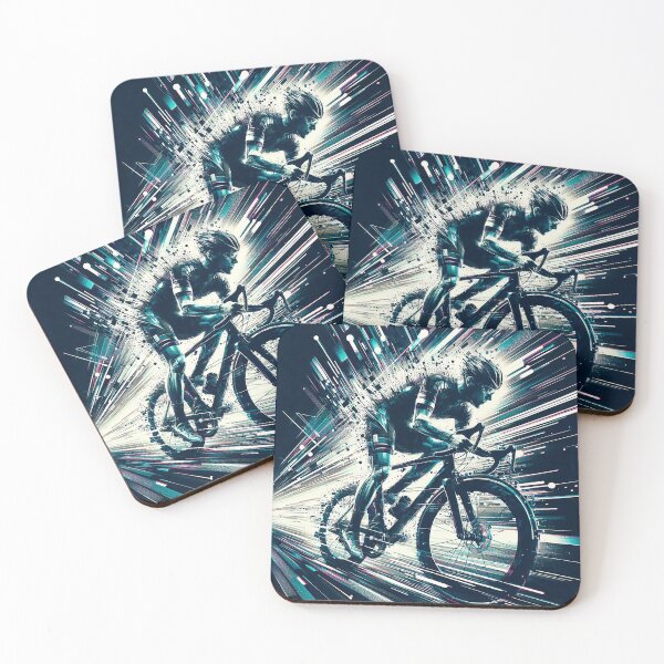 Item preview, Abstract cyclist portrait designed and sold by RICAMTP.