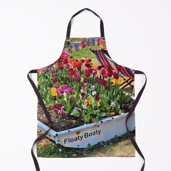 Item preview, Boat filled with flowers by the lake designed and sold by FranWest.