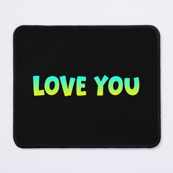 Item preview, Love You, Yellow and Green Bold designed and sold by Memes N Lore .