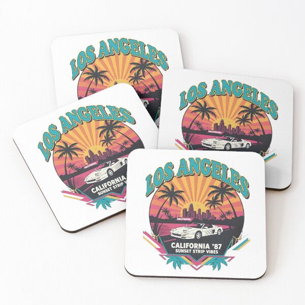 Item preview, Los Angeles - California '87 Sunset Strip Vibes designed and sold by Lawrence's Cyber Sketch Shop.