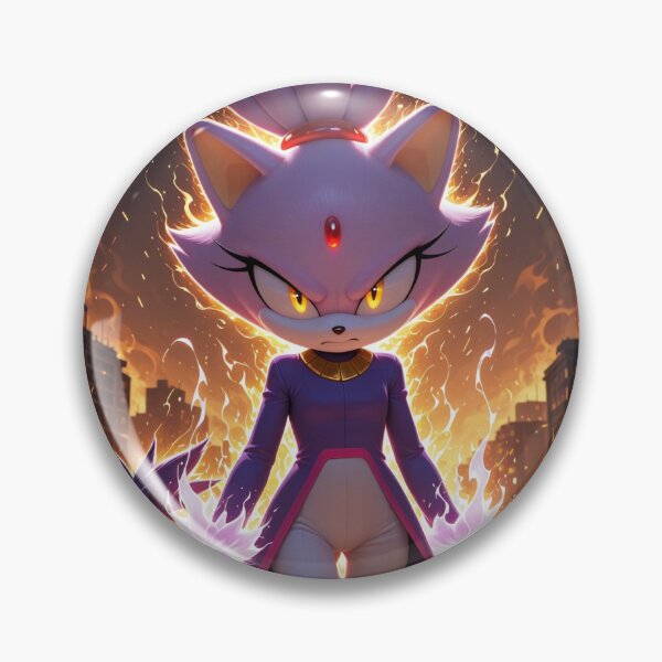 Artikelvorschau, Blaze the Cat entworfen und verkauft von AnimsAIUniverse.