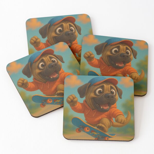 Item preview, Skater Mastiff designed and sold by Sillytoe.