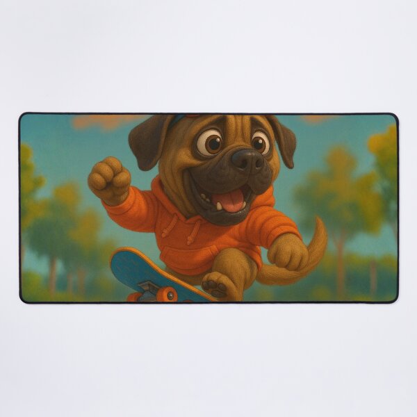 Item preview, Skater Mastiff designed and sold by Sillytoe.