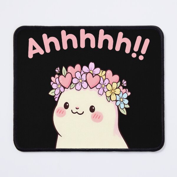 Item preview, Cute Kawaii Cat “Ahhhh!!” Meme – Funny Pastel Cartoon Reaction designed and sold by Vicksin ⭐⭐⭐⭐⭐.