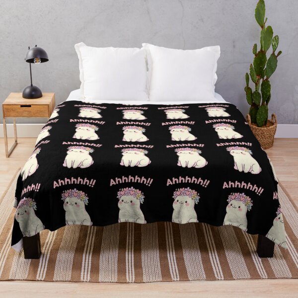 Item preview, Cute Kawaii Cat “Ahhhh!!” Meme – Funny Pastel Cartoon Reaction designed and sold by Vicksin ⭐⭐⭐⭐⭐.