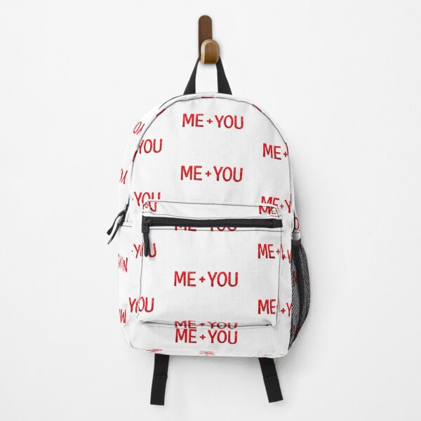Item preview, Me + You, Red Love Typography designed and sold by Memes N Lore .