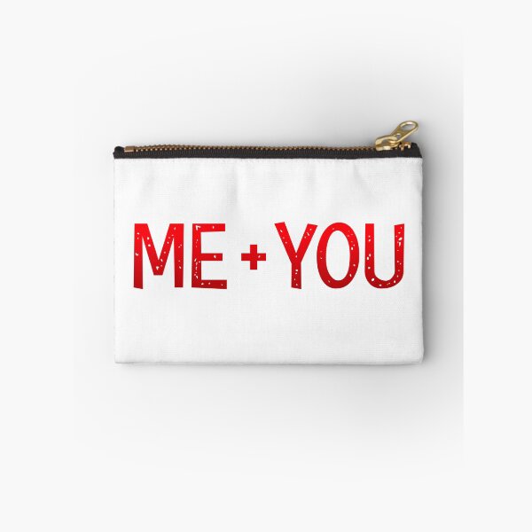 Item preview, Me + You, Red Love Typography  designed and sold by Memes N Lore .