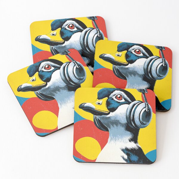 Aperçu de l'œuvre Oiseaux aquatiques d'avant-garde créée et vendue par Retro Type.