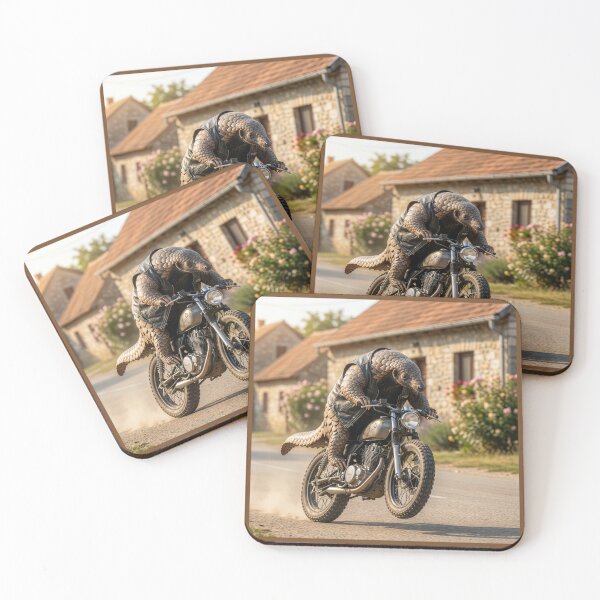 Item preview, Pangolin Zips through Village designed and sold by Tridentulus.