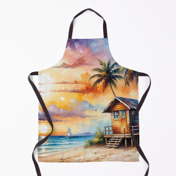 Item preview, Tropical Sunset Escape designed and sold by Undersea Ai Art.