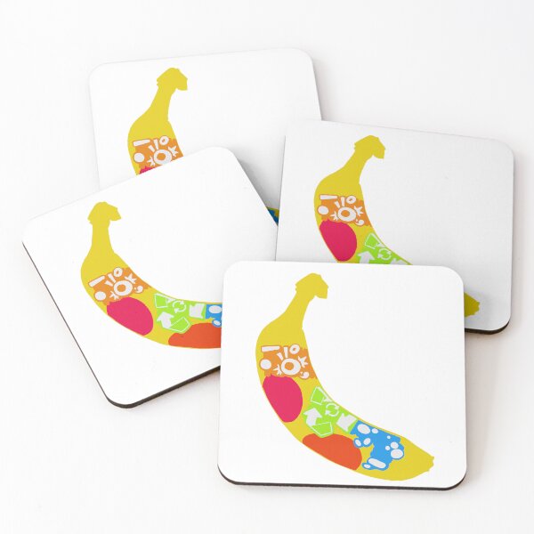 Item preview, banana with stickers designed and sold by kextr.