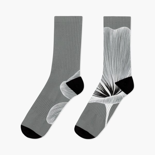 Item preview, White flower on gray designed and sold by anytka.