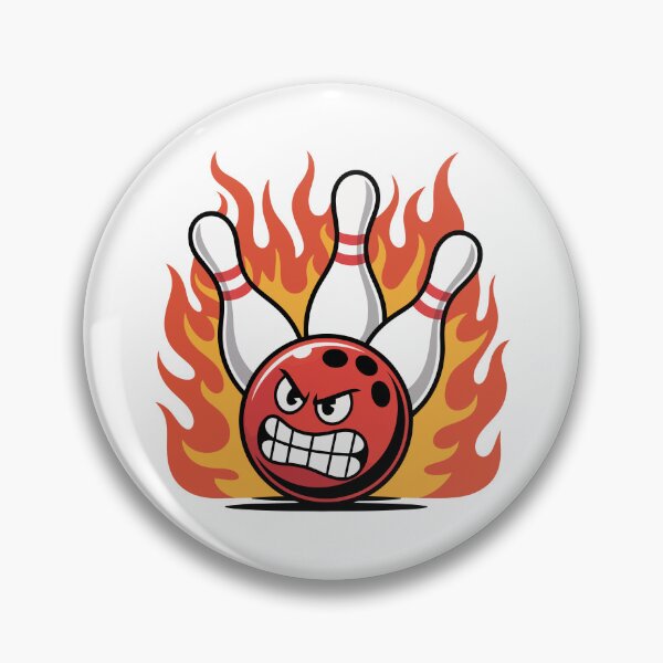 Item preview, Fiery Bowling Ball and Pins designed and sold by jkrphoto.