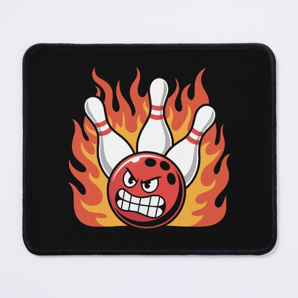 Item preview, Fiery Bowling Ball and Pins designed and sold by jkrphoto.