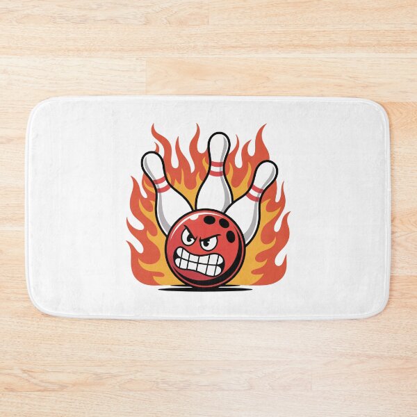 Item preview, Fiery Bowling Ball and Pins designed and sold by jkrphoto.