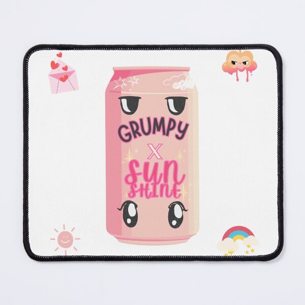 Item preview, Grumpy x Sunshine | Trope in a Can designed and sold by Nyxander's Bookish Catalogue.