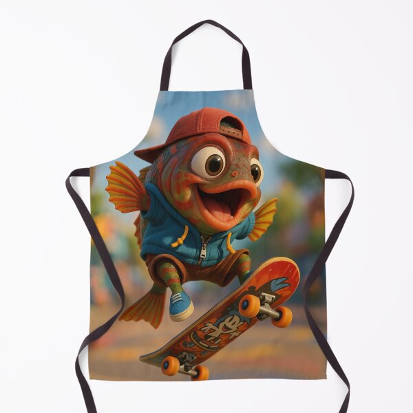 Item preview, Skater Mayan Cichlid Fish designed and sold by Sillytoe.