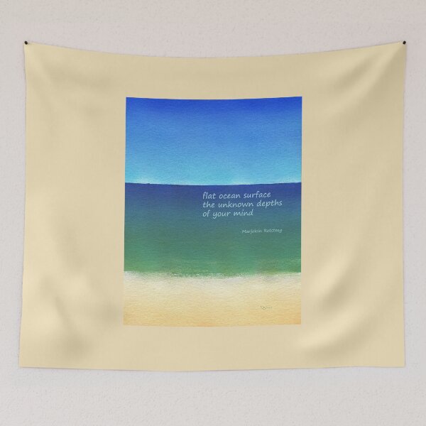 Item preview, The unknown depths of your mind haiku designed and sold by KarenKaspar.