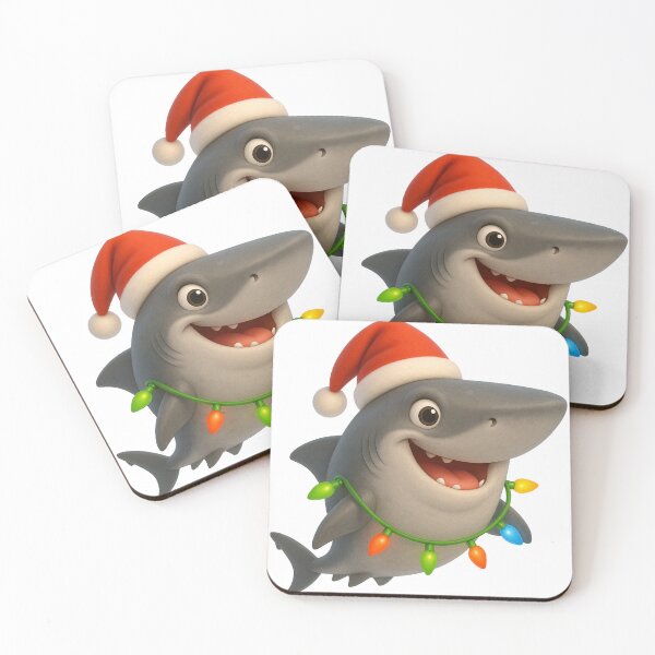 Item preview, Christmas Grey Reef Shark designed and sold by Sillytoe.