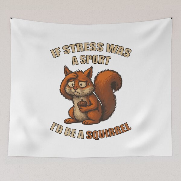 Item preview, If Stress Was a Sport I’d Be a Squirrel designed and sold by storelibertys.