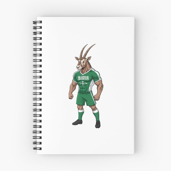 Item preview, Majestic Saudi Arabian Oryx Football Mascot 2026 designed and sold by ArtByKatti.
