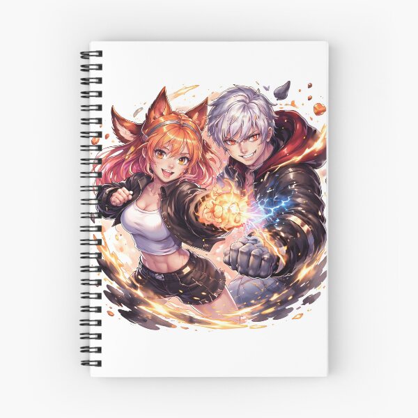 Item preview, Anime Energy Duo Action designed and sold by Amr Siam.
