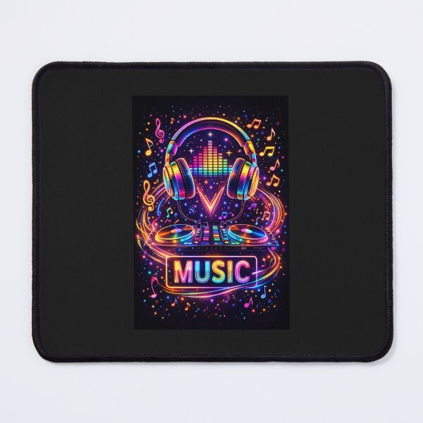 Item preview, Neon Music Vibes – DJ Headphones & Equalizers designed and sold by konter75.