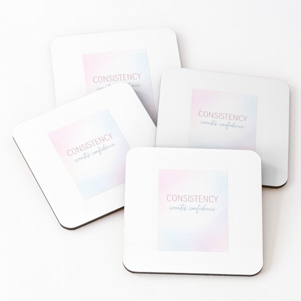 Item preview, MOTIVATIONAL ART, CONSISTENCY  CREATES CONFIDENCE designed and sold by GentleCanva.