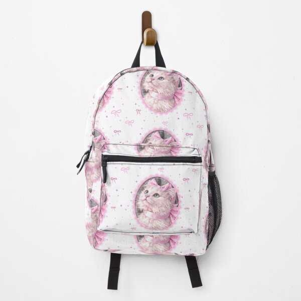 Item preview, Coquette Vintage Cat Seamless Design  designed and sold by FarieArt.