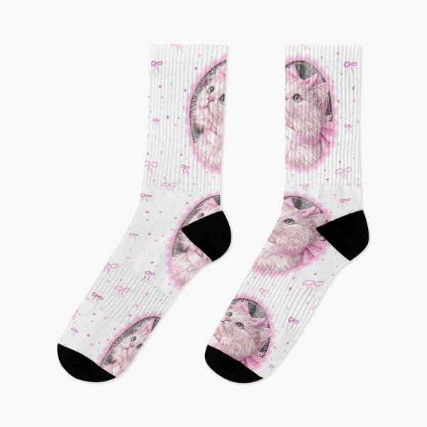 Item preview, Coquette Vintage Cat Seamless Design  designed and sold by FarieArt.