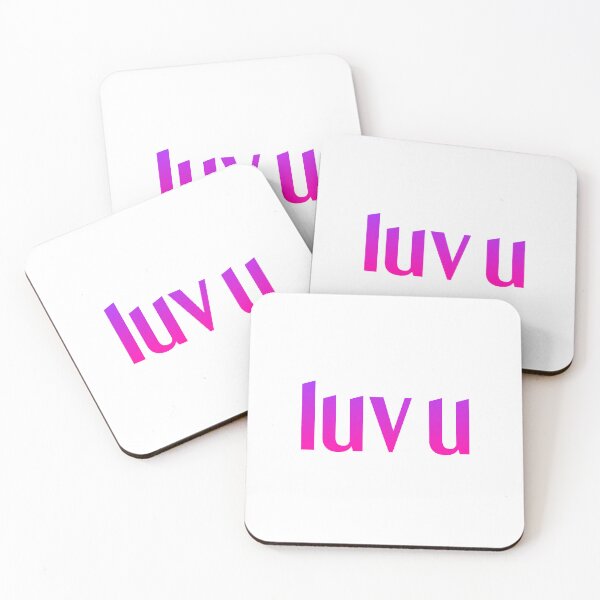 Item preview, Luv U, Pink Simple Classy  designed and sold by Memes N Lore .