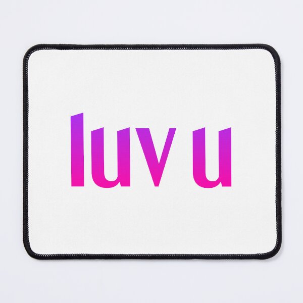 Item preview, Luv U, Pink Simple Classy  designed and sold by Memes N Lore .