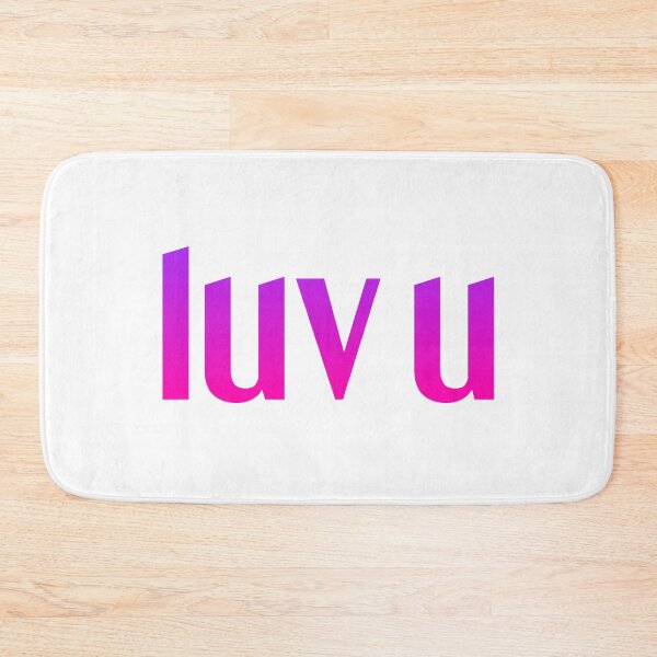Item preview, Luv U, Pink Simple Classy  designed and sold by Memes N Lore .