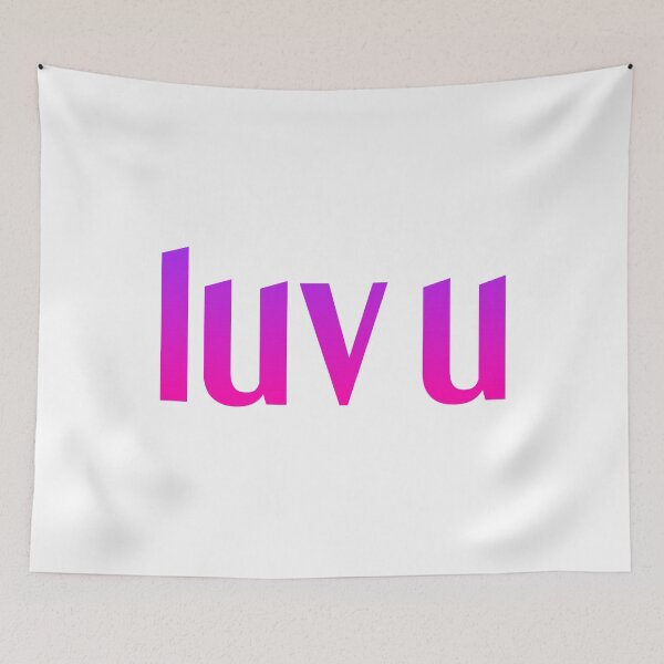 Item preview, Luv U, Pink Simple Classy  designed and sold by Memes N Lore .