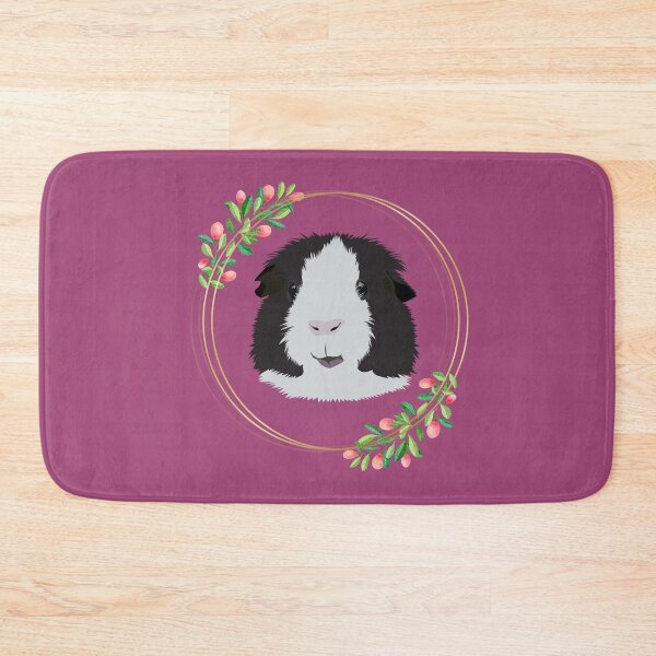Item preview, Black and White Guinea Pig Frame designed and sold by KCPetPortraits.