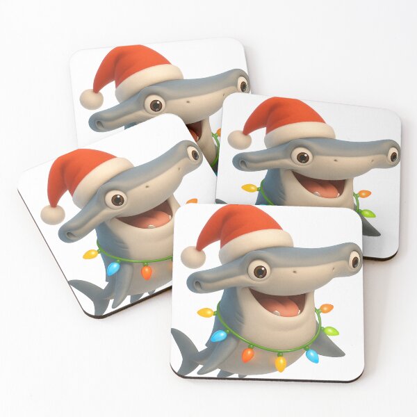 Item preview, Christmas Hammerhead Shark designed and sold by Sillytoe.