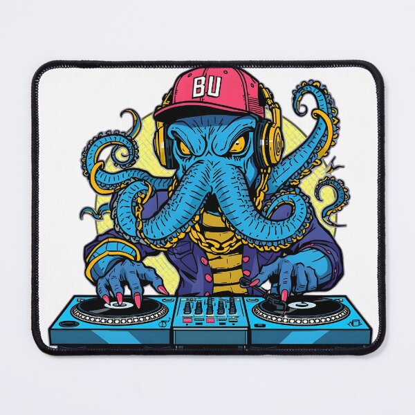 Item preview, "Tentacles on the Tables" - DJ Octopus designed and sold by Grizzlysales.
