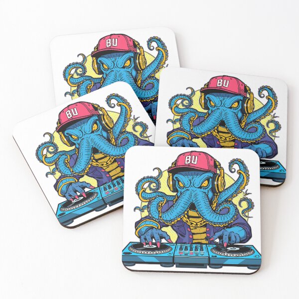 Item preview, "Tentacles on the Tables" - DJ Octopus designed and sold by Grizzlysales.