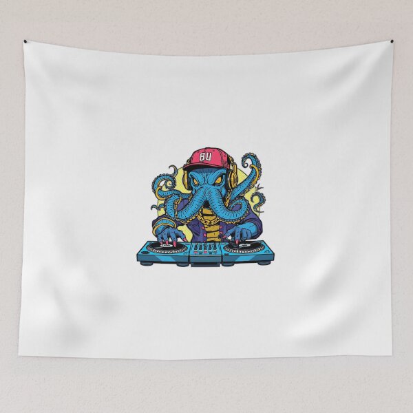 Item preview, "Tentacles on the Tables" - DJ Octopus designed and sold by Grizzlysales.