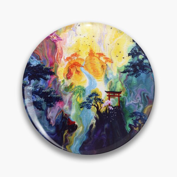 Item preview, The Journey to the Temple in the Colorful Mountains designed and sold by BreezyZen.