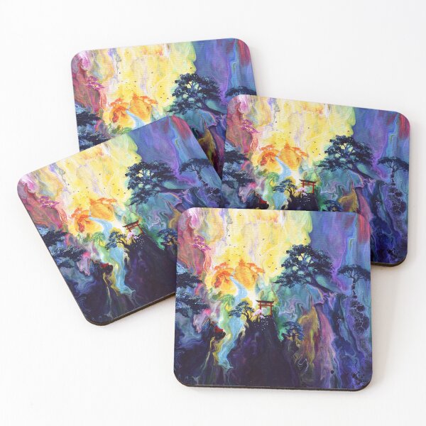 Item preview, The Journey to the Temple in the Colorful Mountains designed and sold by BreezyZen.