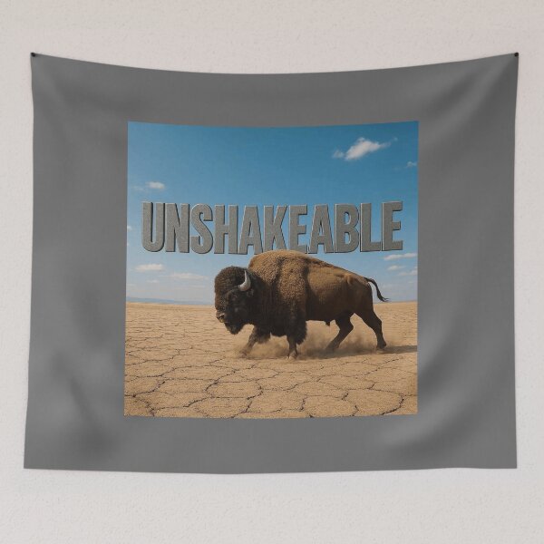 Item preview, UNSHAKEABLE - Bison Spirit - Strength Art designed and sold by Urban-InkStudio.