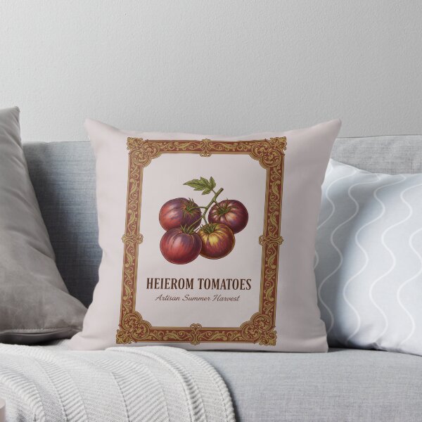 Item preview, Vintage Heirloom Tomatoes – Artisan Summer Harvest Illustration designed and sold by novapixel25100.