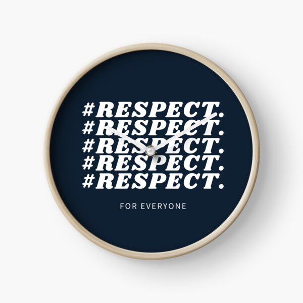 Item preview, Respect For Everyone Social Justice Hashtag Typography designed and sold by DesignsVault.