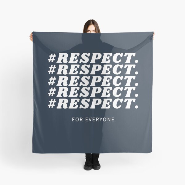 Item preview, Respect For Everyone Social Justice Hashtag Typography designed and sold by DesignsVault.
