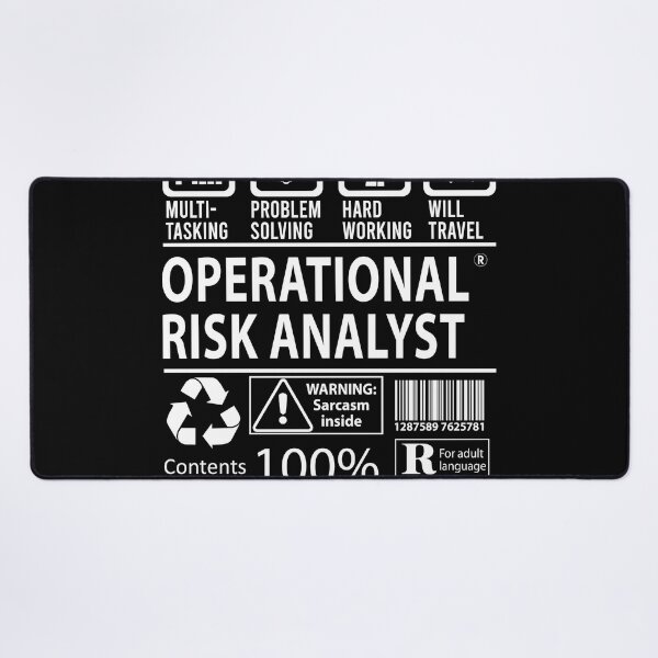 Item preview, Operational Risk Analyst designed and sold by Streanin.