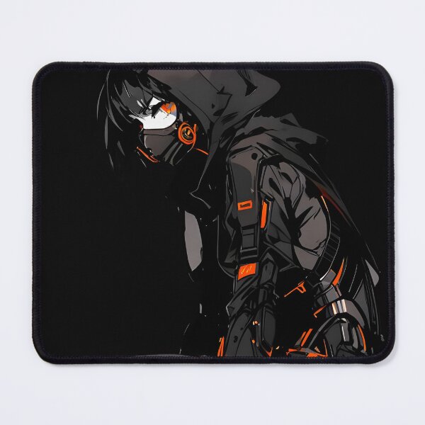 Item preview, ZERO: Monochrome Tactical Stealth Crouch Techwear | Cute Cyberpunk Anime Girl designed and sold by Sytrics.
