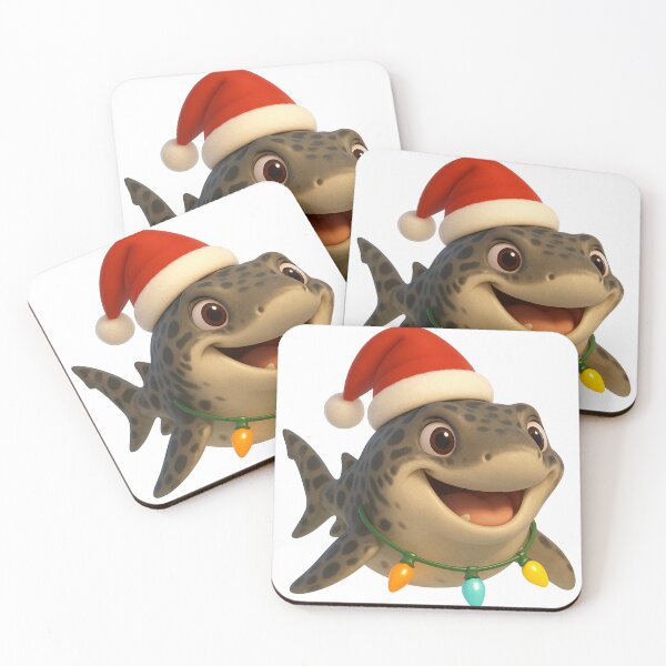 Item preview, Christmas Leopard Shark designed and sold by Sillytoe.