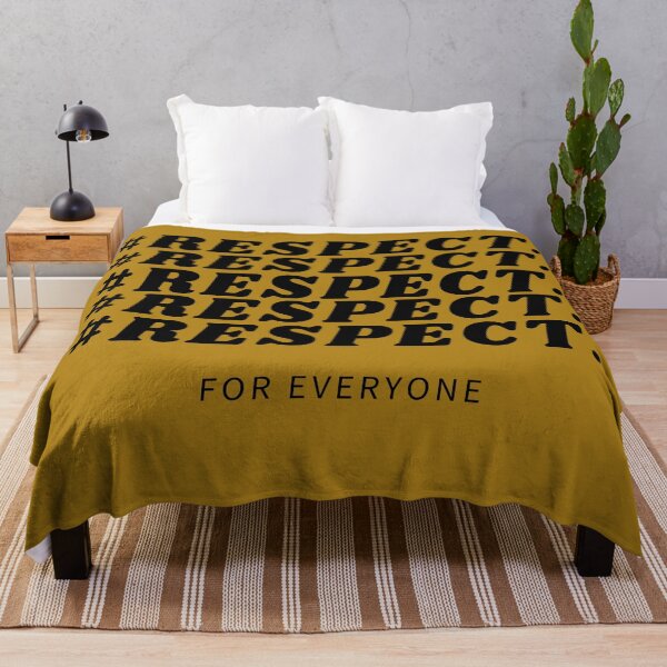 Item preview, Respect For Everyone Social Justice Hashtag Typography designed and sold by DesignsVault.